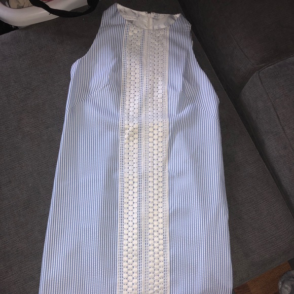 London Times Dresses & Skirts - London Times, Dress, Light blue and white pinstripes